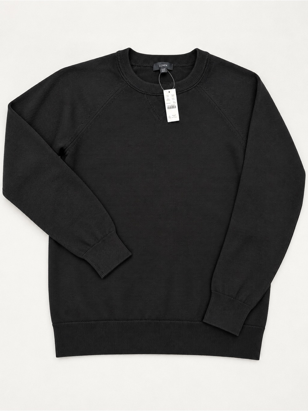 J Crew Women's Black cotton cashmere Crewneck Sweater xxs - Picture 2 of 3